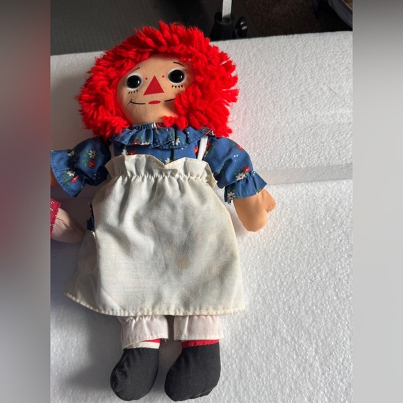 🔥🔥🔥Vintage Raggedy ANN & ANDY Plush Rag 3 Dolls 12" - Picture 3 of 7